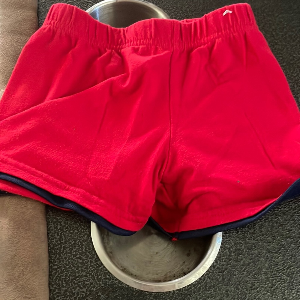 Red and Blue shorts
